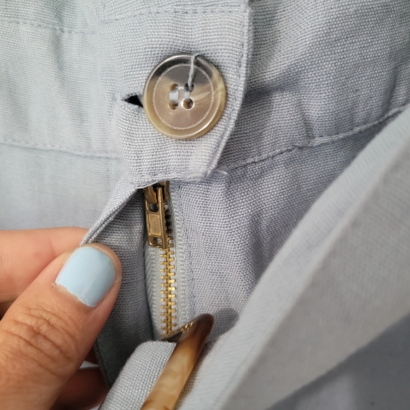 Japna Jumpsuit Cotton Linen Blend M Aloe NWT - Picture 4 of 12